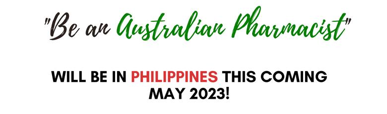 Be An Australian Pharmacist in Philippines May 2023